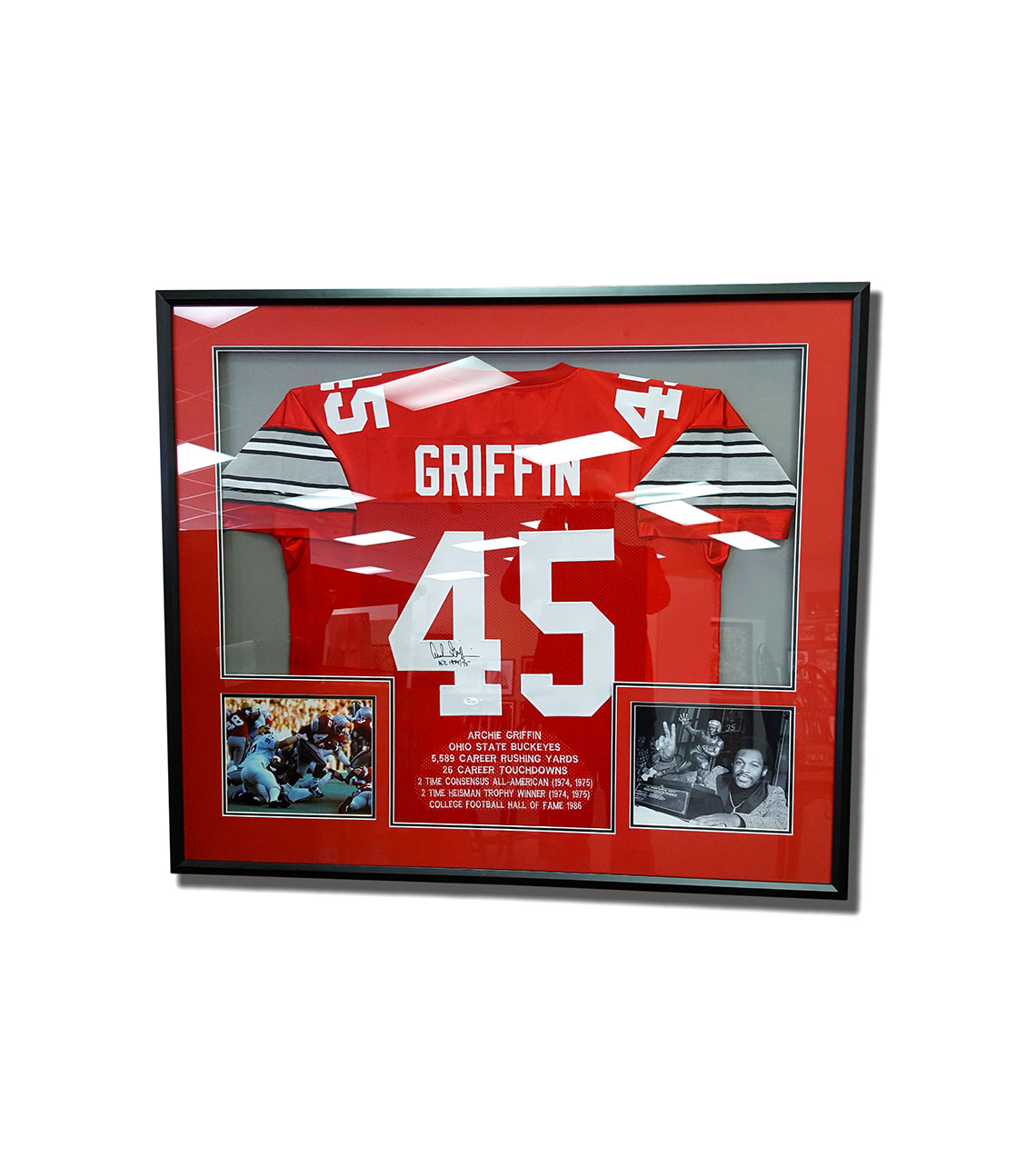 College Framed Jerseys, Hall of Fame Sports Memorabilia